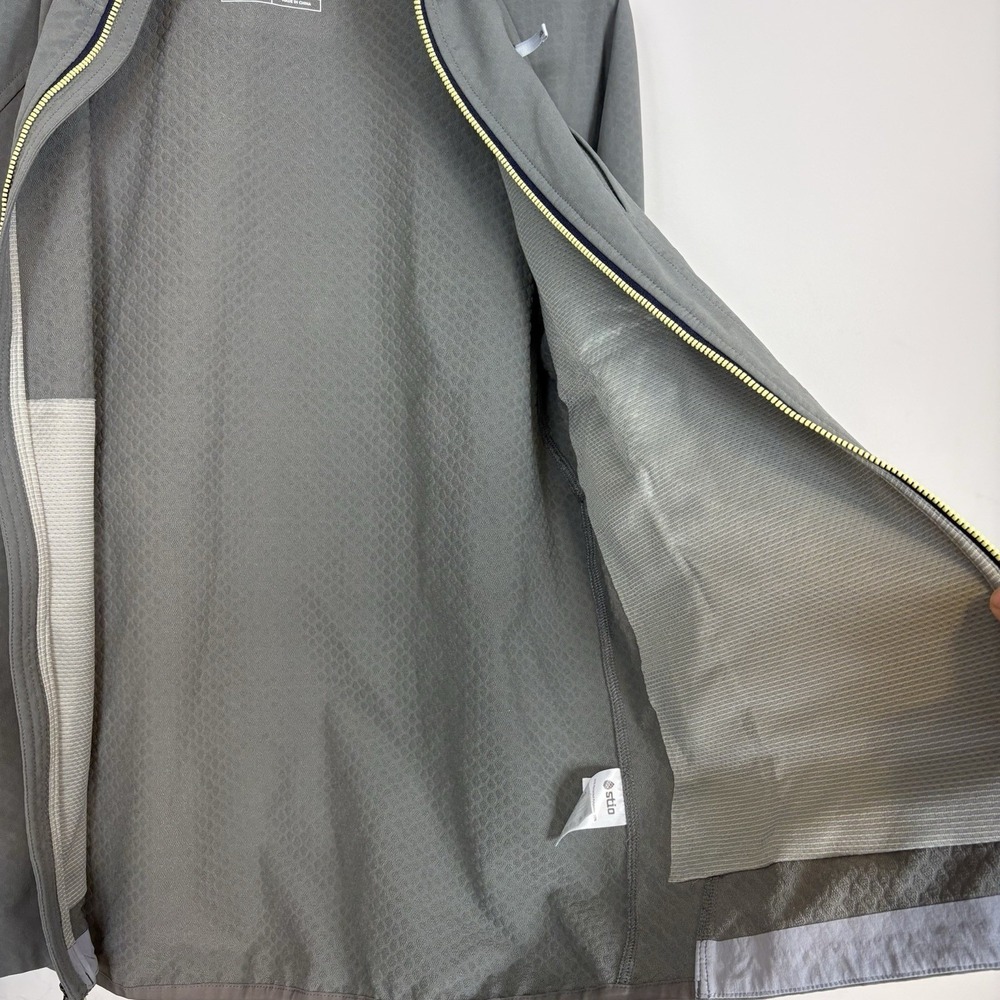 Stio Men's Small Sidecut Tech Hoodie Gray Full Zip * - Picture 11 of 13
